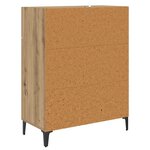 vidaXL Buffet Chêne artisanal 69 5 x 34 x 90 cm Bois d'ingénierie