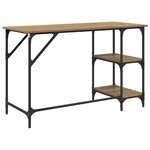 vidaXL Bureau Chêne artisanal 120 x 50 x 75 cm Bois d'ingénierie