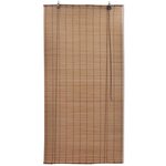 vidaXL Stores roulants en bambou 2 Pièces Marron 120x220 cm