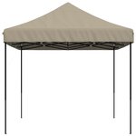vidaXL Tente de réception pliable escamotable taupe 440x292x315 cm