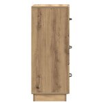 vidaXL Armoire à tiroirs Chêne artisanal 33 x 34 5 x 87 cm