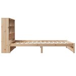 vidaXL Lit bibliothèque sans matelas 90x200 cm bois de pin massif