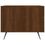 vidaXL Tables basses 2 Pièces chêne marron 50x50x40 cm bois d'ingénierie