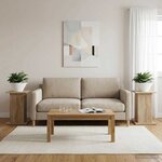 vidaXL Support de Plante 2 Pièces Chêne Sonoma 30 5 x 30 x 43 cm