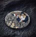 Monnaie NAPOLEON BONAPARTE Visionaries in History 2 Oz Argent 5$ Niue 2025 (PRÉCOMMANDE)