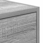 vidaXL Meuble TV sonoma gris 80x31x25 5 cm bois d'ingénierie