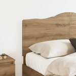 vidaXL Tête de lit Chêne artisanal 150 cm Bois d'ingénierie