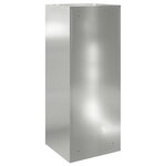 vidaXL Boîte de dépôt de colis Noir 41 x 38 x 103 cm Acier galvanisé