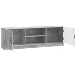 vidaXL Meuble TV Gris béton 150 x 31 x 47 cm Bois d'ingénierie