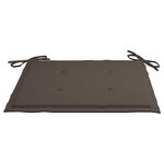 vidaXL Chaises pliables de jardin avec coussins lot de 8 Teck solide
