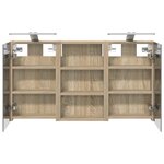 vidaXL Ensemble de Meubles de Salle de Bain 3 Pièces 90 x 10 5 x 50 cm