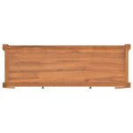 vidaXL Meuble TV 140x40x45 cm Bois de teck
