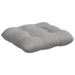 vidaXL Coussins de siège 4 Pièces Gris clair 40 x 40 cm