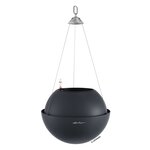 LECHUZA Jardinière suspendue BOLA Color 32 ALL-IN-ONE Ardoise
