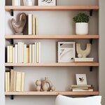 vidaXL Étagère murale 80x20x4 cm bois de chêne massif non traité
