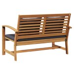 vidaXL Ensemble de canapé de jardin 2 Pièces Naturel Bois de teck solide