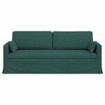 vidaXL Canapé Vert foncé 198 x 78 x 80 cm tissu