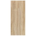 vidaXL Bibliothèque/Séparateur de pièce Chêne Sonoma 60x30x72 cm