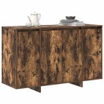 vidaXL Buffet Chêne fumé 120 x 41 x 75 cm Bois d'ingénierie