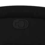 vidaXL Fauteuil inclinable noir similicuir