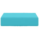 vidaXL Coussin de Siège d'Extérieur Turquoise 40 x 40 x 8 cm