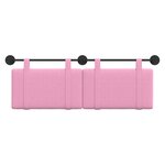 vidaXL Tête de lit suspendue Rose Tissu