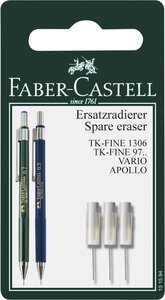 Lot de 3 Gommes de rechange pour porte-mine TK-FINE FABER-CASTELL