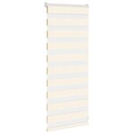 vidaXL Store zèbre beige marbré largeur du tissu 50 9 cm polyester