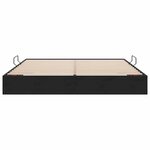 vidaXL Lit de Rangement avec stockage Noir 180 x 200 cm Velours