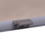 vidaXL Store occultant roulant Beige SK06
