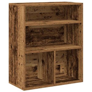 vidaXL Bibliothèque vieux bois 60x30x71 5 cm bois d'ingénierie