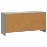 vidaXL Meuble TV Sonoma gris 99 x 34 5 x 47 cm Bois d'ingénierie