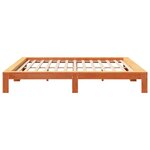 vidaXL Cadre de lit sans matelas cire marron 180x200cm bois pin massif