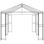 vidaXL Cadre de Gazebo 6 x 3 m Noir Acier