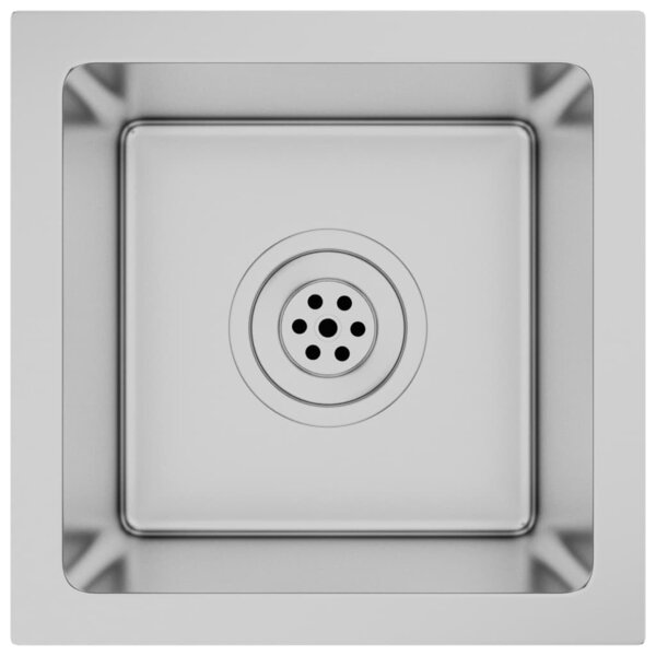 vidaXL Évier de cuisine fait main Acier inoxydable