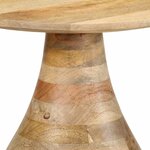 vidaXL Table d'appoint Ø40x40 cm bois de manguier massif