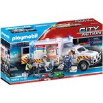 PLAYMOBIL 70936 - City Action Ambulance avec secouristes et blessé