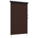 vidaXL Store enrouleur Marron 120 x 250 cm Tissu et Aluminium