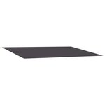 vidaXL Toile de rechange pour auvent Anthracite 400 × 350 cm Polyester