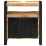 vidaXL Cabinet de Salle de Bain Marron Bois de manguier massif