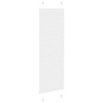 vidaXL Store plissé blanc 50x100 cm largeur du tissu 49 4 cm polyester