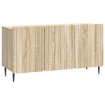 vidaXL Meuble TV 99 x 34 5 x 52 cm Chêne Sonoma Bois d'ingénierie