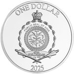 Pièce de monnaie en Argent 1 Dollar g 17.50 Millésime 2025 WINGED UNICORN