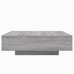 vidaXL Table basse sonoma gris 100x100x31 cm bois d'ingénierie