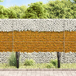vidaXL Pierres de Jardin Marron 12 cm Verre