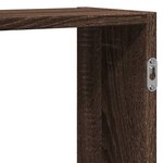 vidaXL Étagère murale chêne marron 129x18x42 cm bois d'ingénierie