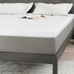 vidaXL Coussins de Matelas Blanc 140 x 200 cm
