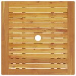 vidaXL Ensemble bistro pliant 3 Pièces Marron Bois d'acacia massif
