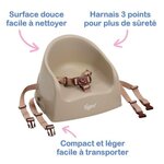 Réhausseur de chaise taupe