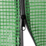 vidaXL Serre avec étagères Acier 227x223 cm